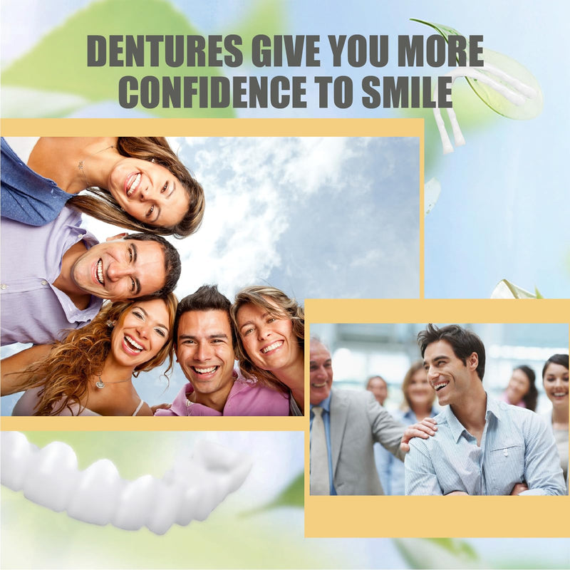 [Australia] - Temporary Veneers Kit for Women and Men, Tooth Replacement Kit, Nature and Comfortable (4PCS) 5 