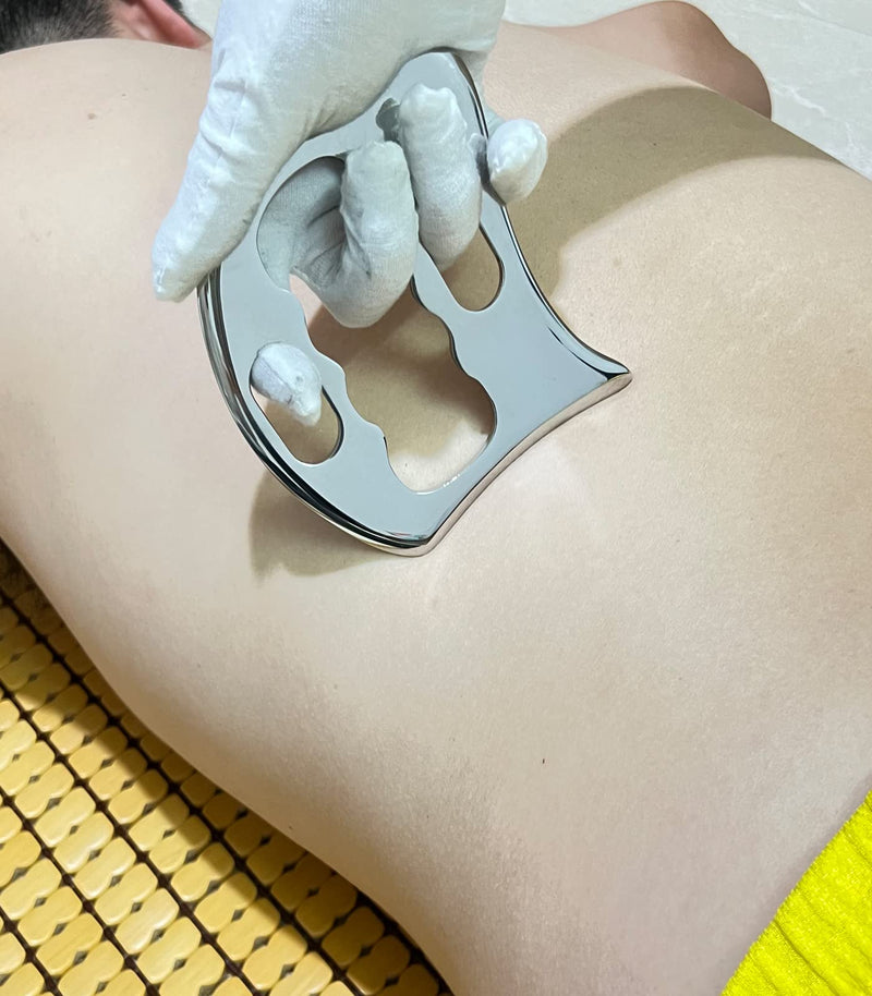 [Australia] - 3 in 1 Stainless Steel Gua Sha Muscle Scraper Massage Tool IASTM Tool Set for Soft Tissue Therapy and Reduce Shoulder,Arms,Back, Legs, Muscle Pain（3-Set） Style:XS6 