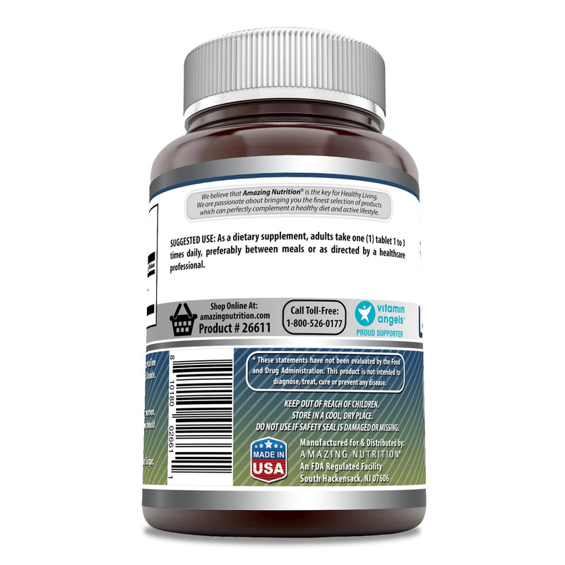 [Australia] - Amazing Formulas L Glutamine 1000 Mg Tablets | Amino Acid Supplement for Men & Women | Non-GMO | Gluten Free | Made in USA | (1 Pack, 120 Count) 1 Count (Pack of 1) 1.0 