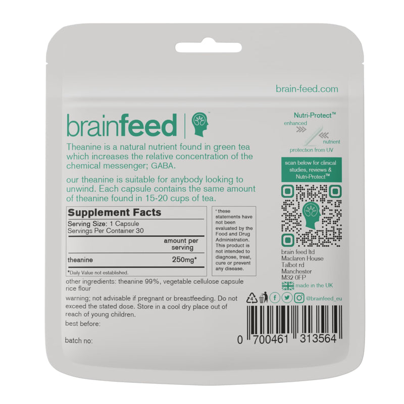 Natural L Theanine Capsules | 250mg Isolated L Theanine Powder from Green Tea Extract | 30 Capsules - 1 Per Day | GABA Supplement Support| Aids Relaxation Without Sedation | Vegan Supplement | 1-A-Day, Fast-acting l theanine supplement, Relaxation With...