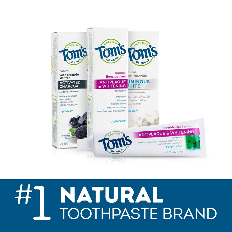 [Australia] - Tom's of Maine Travel Size Anticavity Fresh Mint Toothpaste, 3 oz. 6-Pack (Packaging May Vary) Fresh Mint Anticavity 3 Ounce (Pack of 6) 