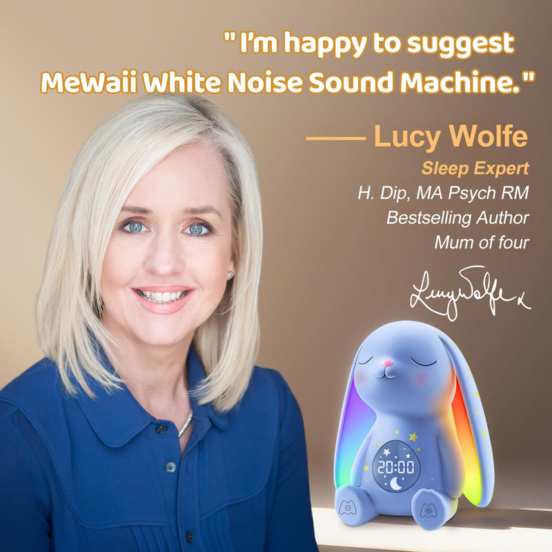 [Australia] - 2025 Mom's Choice Awards | White Noise Sound Machine Baby with Night Light, Cry Detection,100 Soothing Sounds, App Control, 150% Battery Life, 50% Faster Sleep, Newborn Essentials 