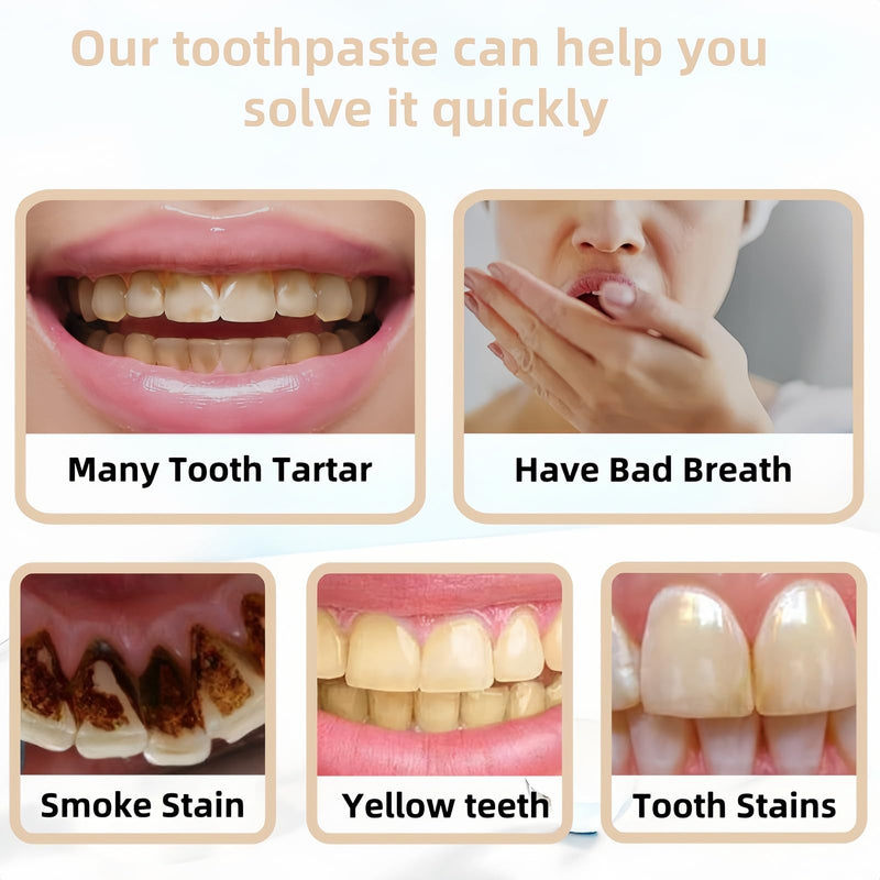 2 Pcs Niacinamide Whitening Toothpaste, Deep Stain Removal Fresh Breath Triple Oral Care Radiant Toothpaste. 2