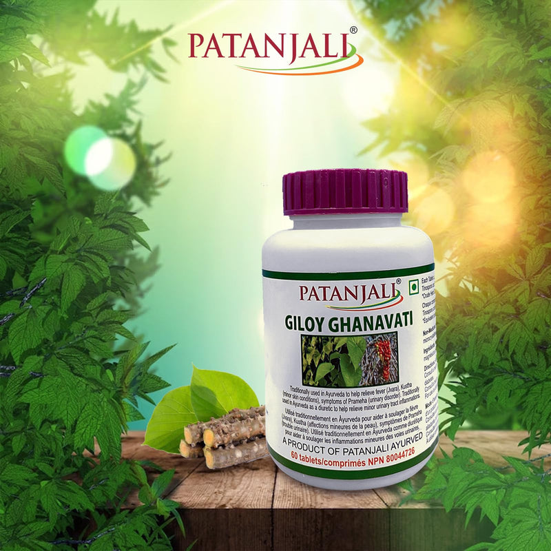 [Australia] - patanjali Giloy Ghanvati 60 Tablets 