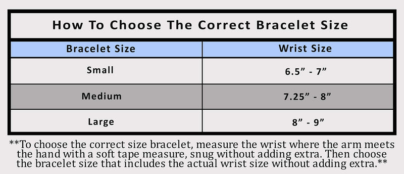 [Australia] - Magnetic Copper Bracelet High Power Waves Small - Wrist Size 6.5" - 7" 