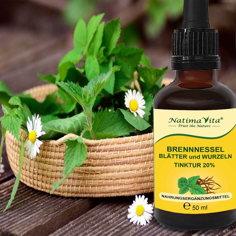 [Australia] - Nettle leaves and roots tincture 20% – 50 ml – 100% natural - NatimaVita 