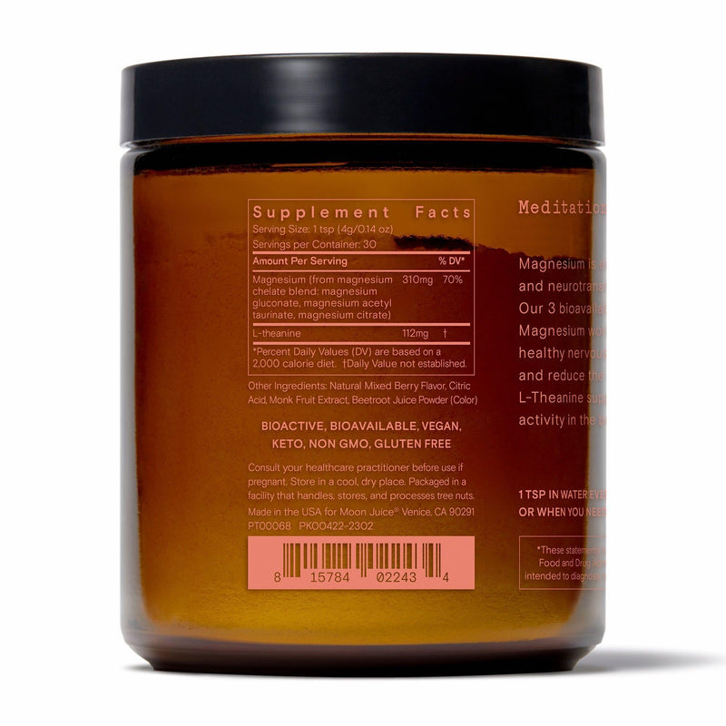 [Australia] - Magnesi-Om Supplement for Calm, Relaxation & Regularity with Magnesium & L-Theanine - Sugar Free Berry Flavor 30 Servings 
