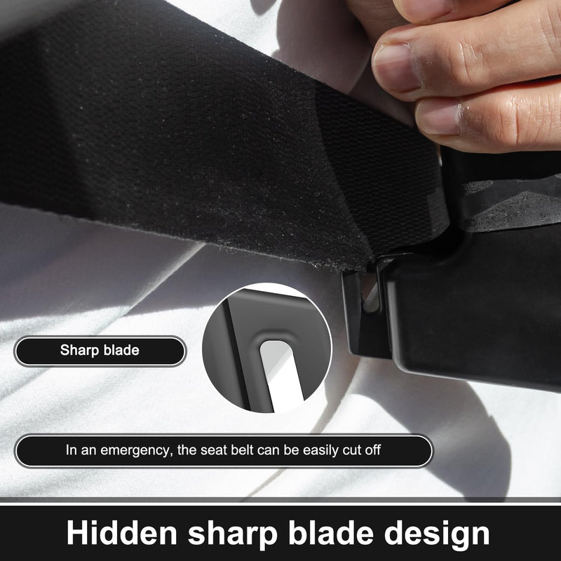 [Australia] - 2 Pack Car Door Handle Assist for Elderly ‚Äì 3-in-1 Car Handle Assist Auto Cane with Seat Belt Cutter & Window Breaker Car Door Latch Handle for Safe Entry/Exit Car for Seniors & Handicapped (2 Pack) 2 Pack 