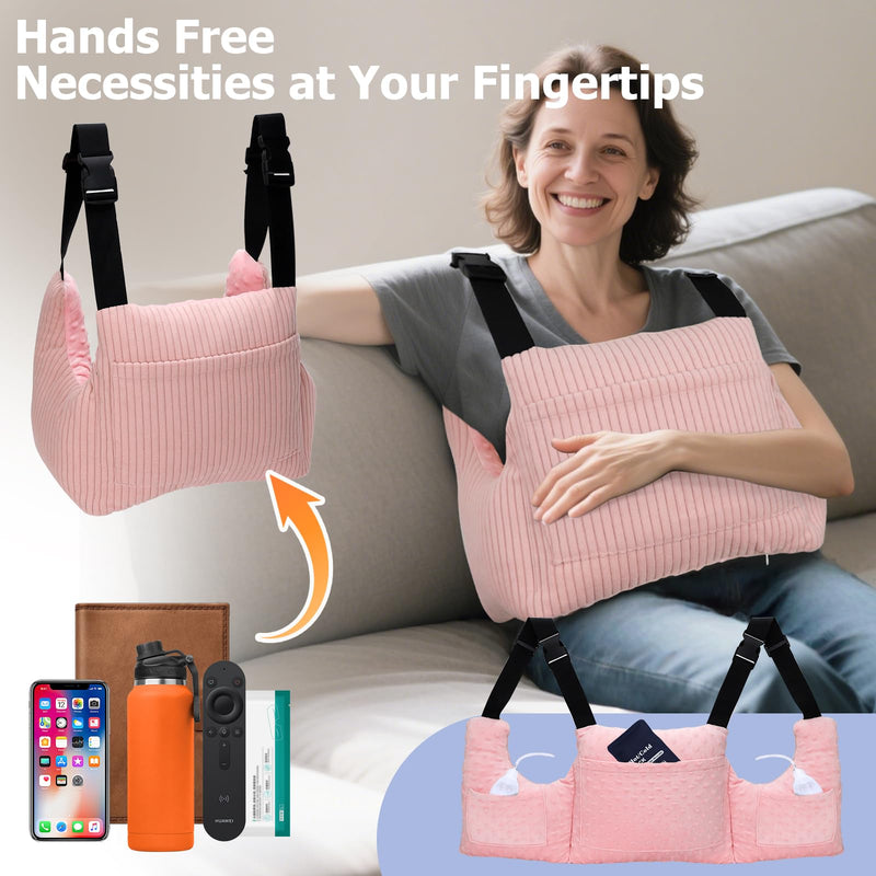 [Australia] - Mastectomy Pillows, Post Mastectomy Must Haves, Hysterectomy Pillow Lumpectomy Recovery Supplies, Breast Surgery Pillow, Gifts for Women Help for Recovery and Rest, Pink 