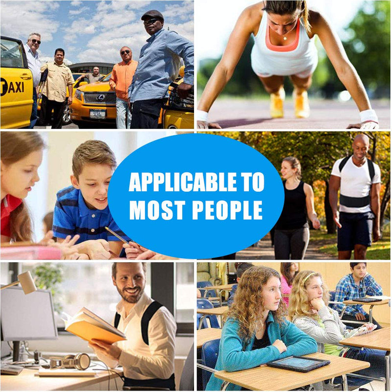 Posture Corrector for Men and Women Adjustable Posture Brace Provides Lumbar & Back Support Shoulder and Clavicle Lower and Upper Back Kyphosis Posture Device.Corrects Slouching & Bad Posture (M) Medium