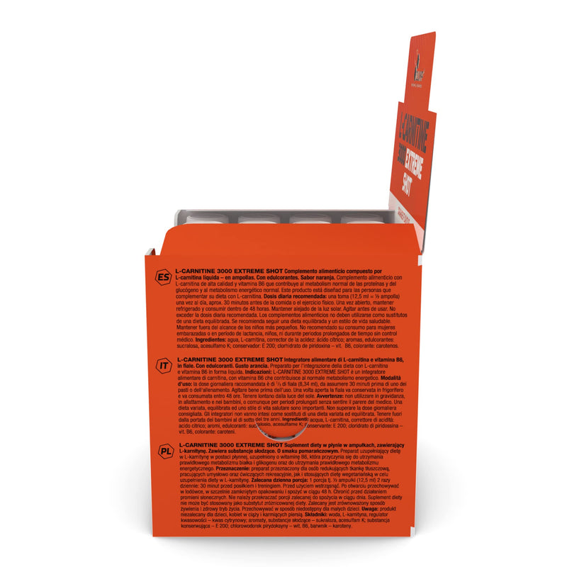 [Australia] - Olimp L-Carnitine 3000 Extreme Shot (20 x 25 ml) - Orange 