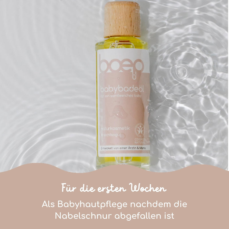 [Australia] - boep baby bath oil | Nourishing bath additive with organic jojoba oil and almond oil for newborns | Vegan natural cosmetics | Baby care basic equipment | Developed by a doctor and mom (125ml) 