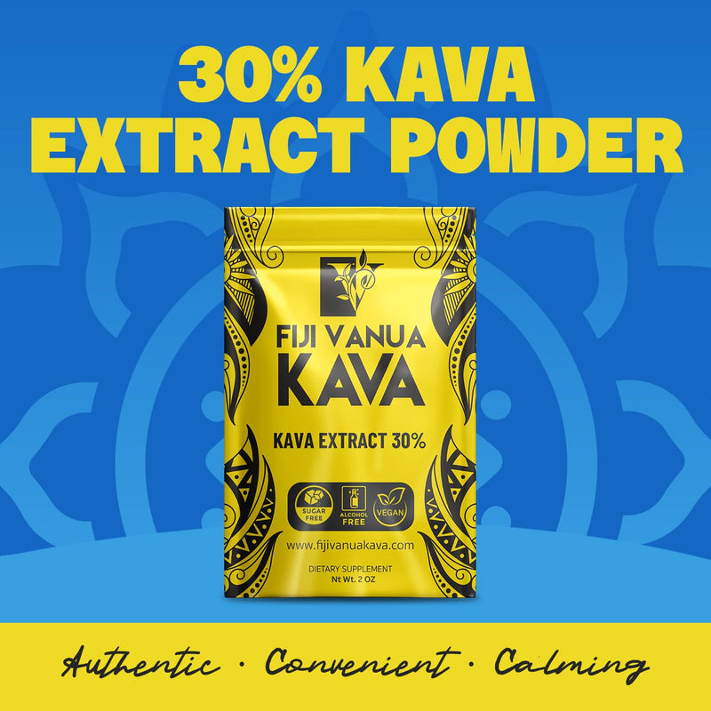 [Australia] - 30% Kava Extract Powder, High-Potency, Water-Soluble Kava Drink Powder, 2 oz 