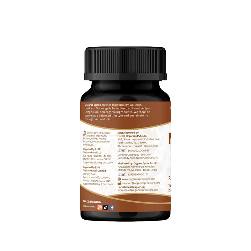 ORGANIC SPREE MANJISTHA 120 Tablets | Rubia Cordifolia (Manjistha) | USDA Organic Certified | Organic and Natural - Pack of 2