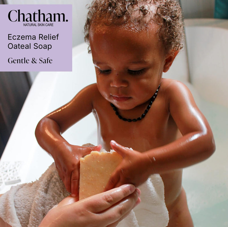 [Australia] - Chatham Natural Skin Care Eczema Relief Oatmeal Soap, oatmeal bath, treatment for eczema rosacea, psoriasis 1 