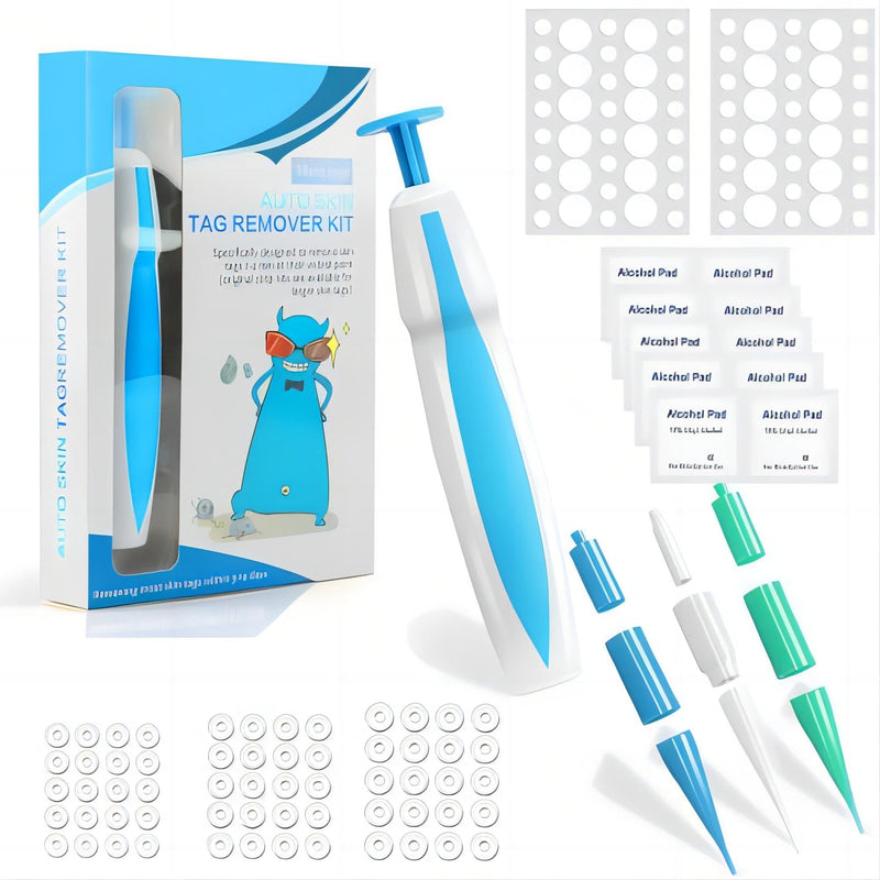 [Australia] - Micro Skin Tag Remover, Skin Tag Birthmark Remover, Auto Skin Tag Remover Kit, Stalk Wart Removal Quick Kit, Skin Tag Removal Pen, Wart Remover for Micro to Large (1-8 mm) 