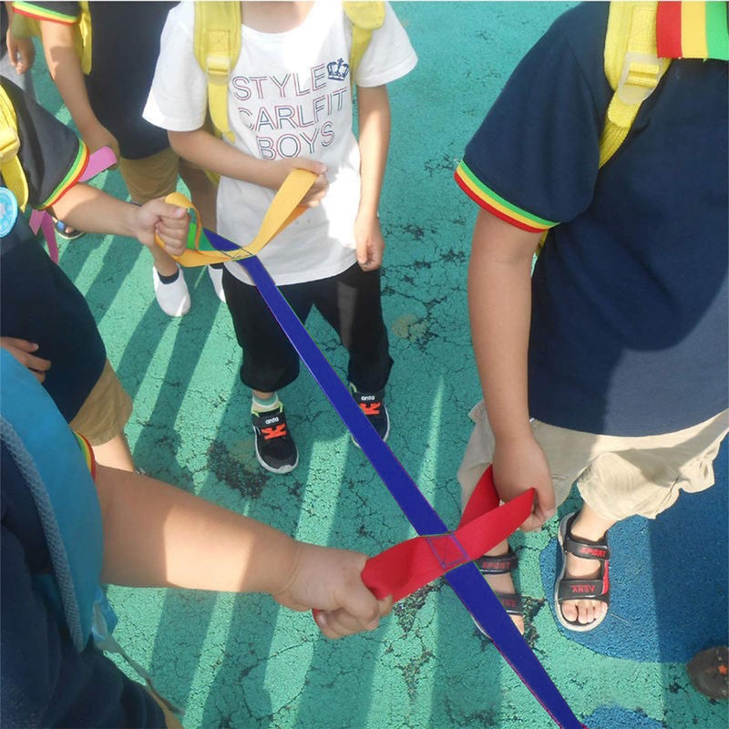 [Australia] - Okllen 2 Pack Children's Safety Walking Ropes with 12 Colorful Each Handles, Outdoor Daycare Rope for Preschool Daycare Teacher, Nursery, Kindergarten, 1 Rope Up to 12 Kids and 2 Adults Use 