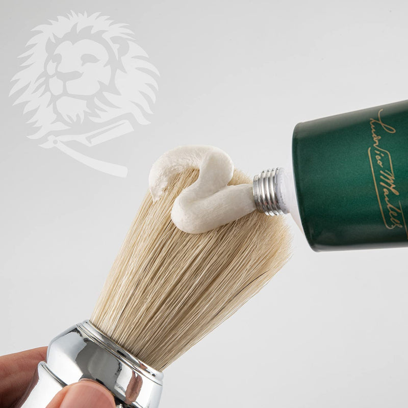[Australia] - Proraso Shaving Cream Tube for Thick Beards, 150 ml, Intensively Nourishing & Moisturizing Shaving Soap for Men, with Sandalwood and Shea Butter, Made in Italy, Red 