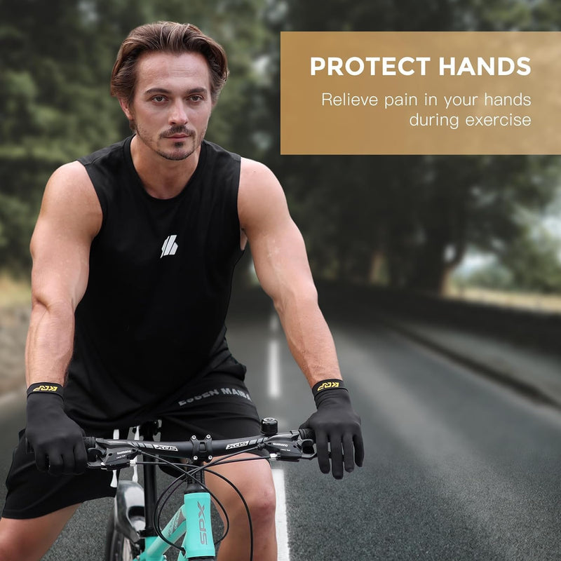 Compression Gloves For Pain Relief,2 Pairs，Copper Infused Arthritis Gloves… Small 2pairs-mix Black