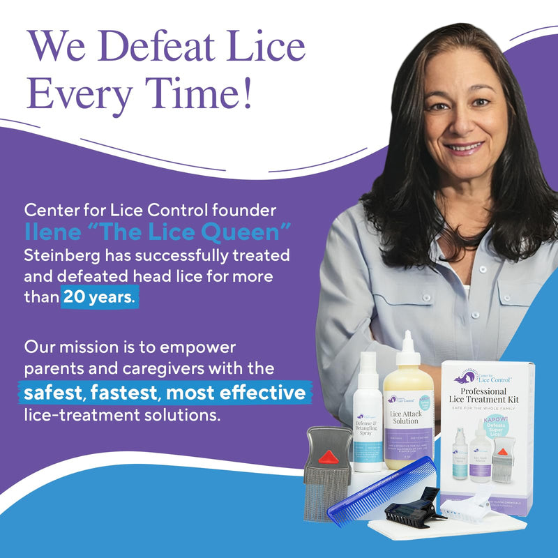 [Australia] - Kapow! All-in-One Head Lice Treatment Kit for Family, Lice Treatment for Kids & Adults, 7-Pack Lice Treatment Extra Strength Family, Lice Kit with Sensitive Scalp Lice Shampoo, Spray, & Lice Combs 