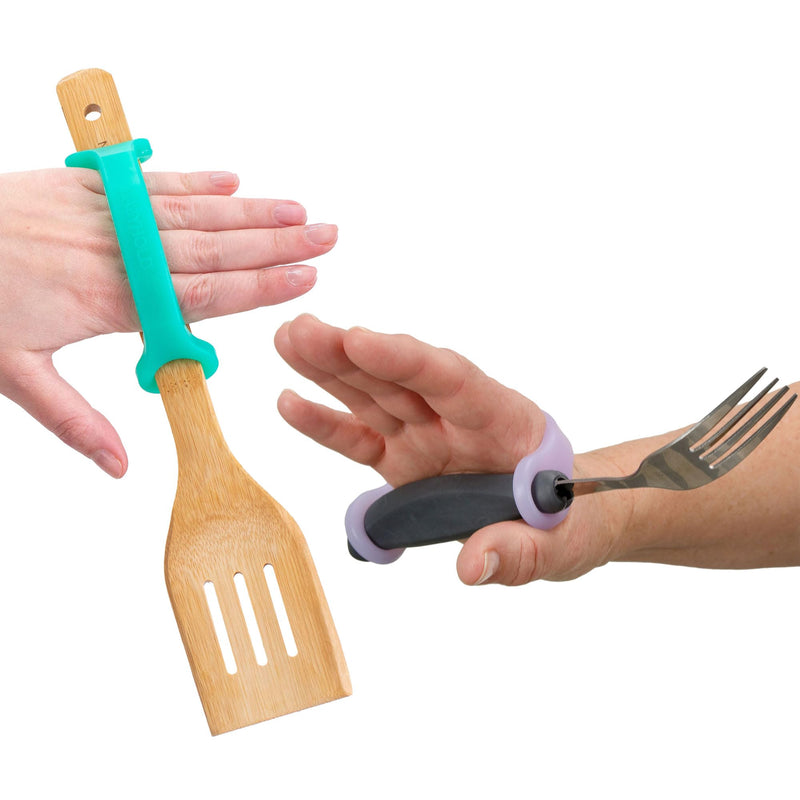 [Australia] - EaZyHold Kitchen 3-Pack - Grip Aid for Cooking, Eating and Drinking - Daily Living Silicone Adaptive Utensils Holder 
