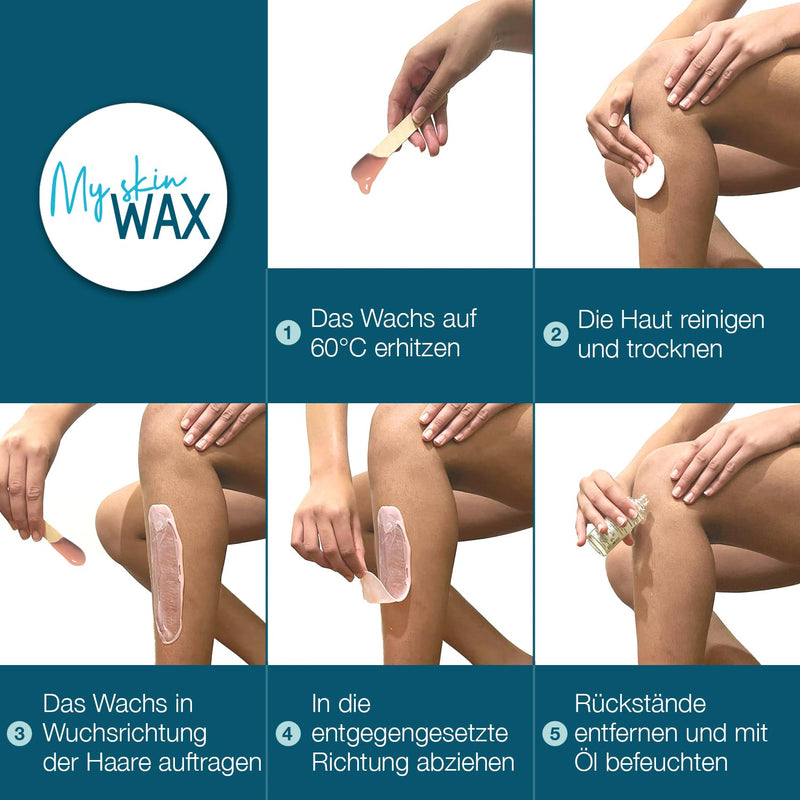 [Australia] - My Skin WAX - Waxing beads 800g, hypoallergenic, strip-free, wax beads hair removal for face, eyebrows, intimate waxing, Brazilian wax, wax beads for men, women - pink 800 g (pack of 1) 
