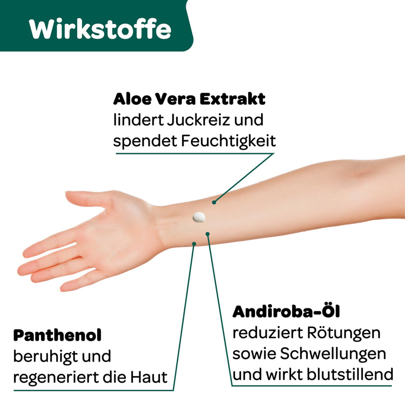 [Australia] - RECOTIN mosquito bite gel 20ml - 100% natural active ingredients - bite healer against itching - insect bite gel - holiday must-have - ideal for travel first aid kit - soothes after mosquito bites 