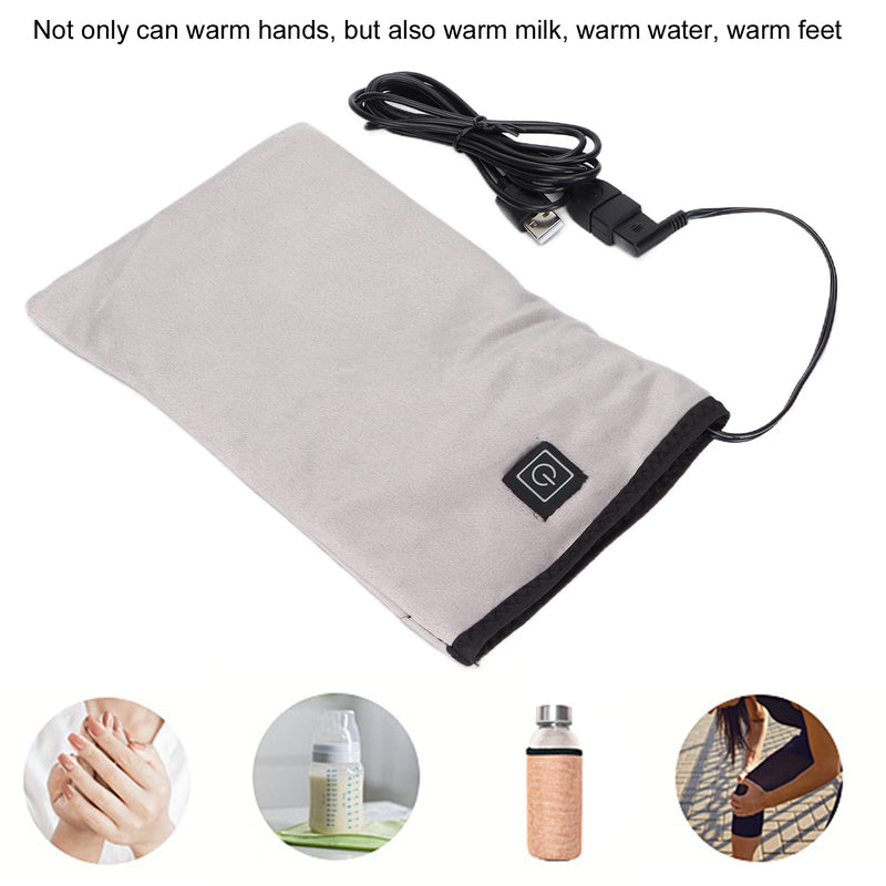 [Australia] - Heated Gloves,3 Settings Electric Heated Mittens Gloves for Arthritis and Hand Therapy, Hand Warmer Gloves for Spa Hand Care Women Beauty Nail Art Manicure (Grey) grey 