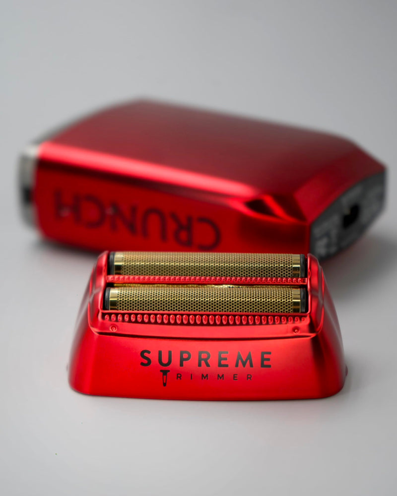 [Australia] - Supreme Trimmer Replacement Foil & Cutter SB63 | Hypoallergenic Foil for Crunch STF602 | Red Red Foil & Cutters 