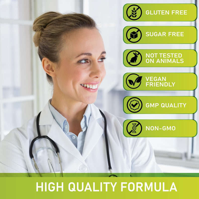 [Australia] - Cortisol Detox Supplement for Women Men - Control & Lower High Cortisol Level - Adrenal Health Balance Cleanse Sleep Stress Support - Magnesium Ashwagandha L-Theanine Cortisol Blocker Reducer 60 Count (Pack of 1) 