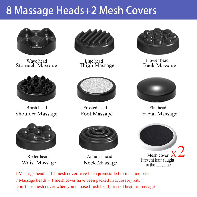 [Australia] - Cordless Cellulite Massager, Handheld & Mini Lymphatic Drainage Massager, Massage Stomach Belly Arms Legs, Body Sculpting Machine for Women Female at Home -1.1lb Weight 