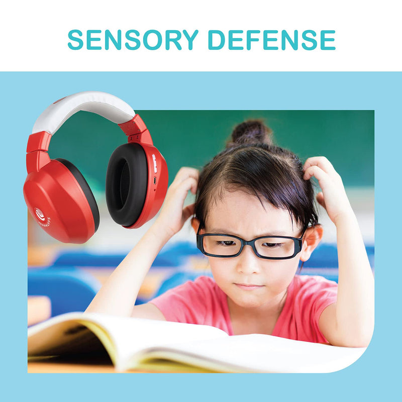 [Australia] - Lucid Audio Bluetooth HearMuffs for Infant/Toddler - Hearing Protection Ear Muffs for Infant/Toddler 0-4 Years Old - (Pink) 