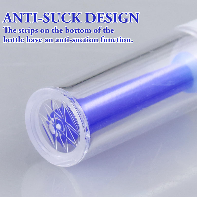 [Australia] - Contact Lens Sucker Soft Lenses, Pack of 4 Contact Lens Insertion Aid, Simple Silicone Contact Lens Suction Cup with Bottle for Soft Hard Lenses, Blue and Green 