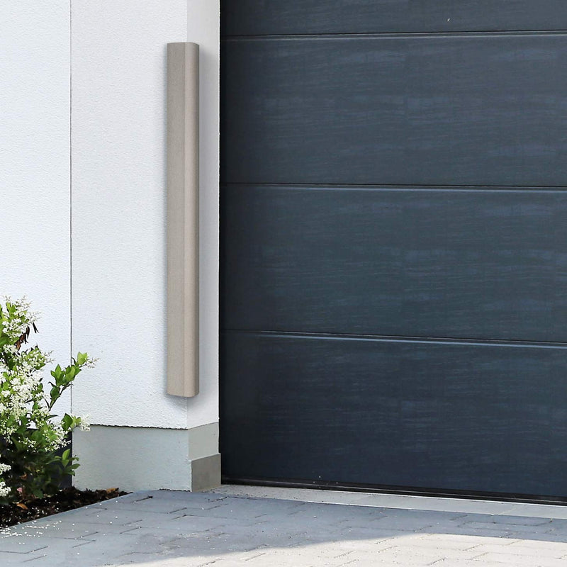 [Australia] - urbanhouse (2-Pack High-Density Corner Guard Edge Protector & Bumper for Parking Garages, Workshops, Baby Proofing Walls and Furniture - Neutral Grey, 24 Inches. 24" - Gray 