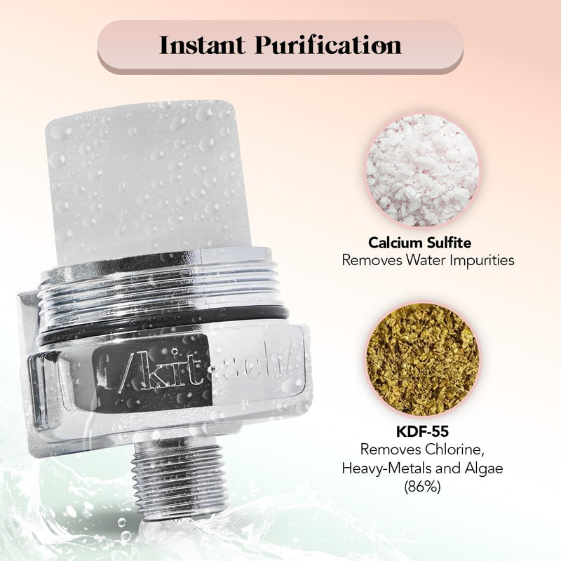 Kitsch Spray Bottle (Terracotta) & Shower Head Filter with Discount