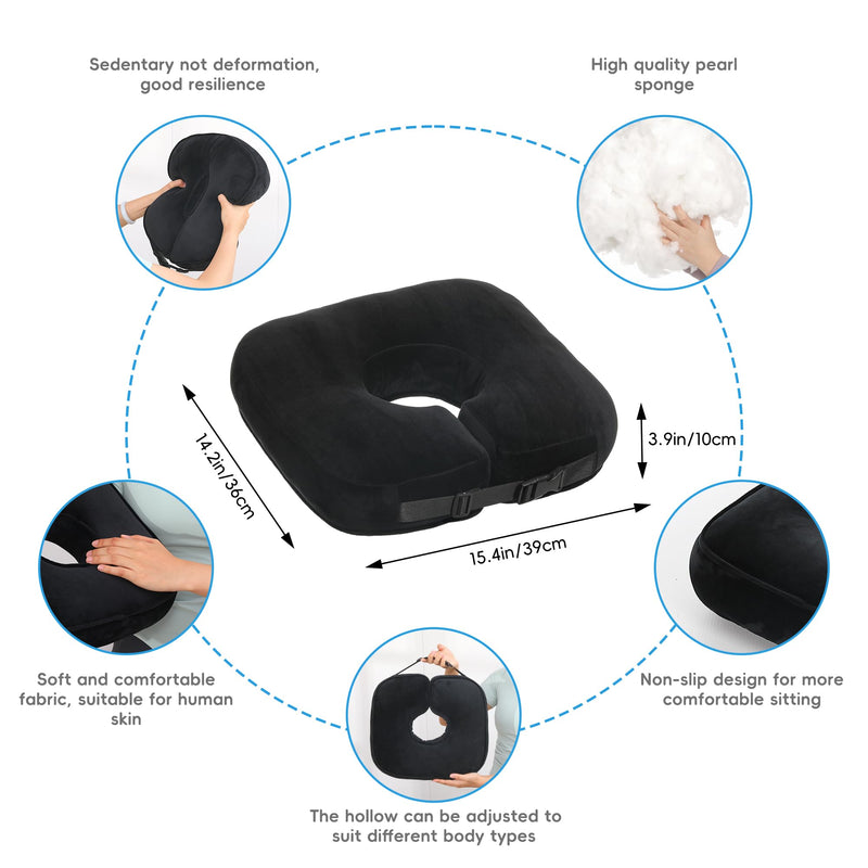 [Australia] - Donut Pillow Tailbone Pain Relief Bed Sore Pillow,Hemorrhoid Pillow,Butt Donut Cushion for Hemorrhoids,After Surgery,Pregnancy, Pressure Sores. 