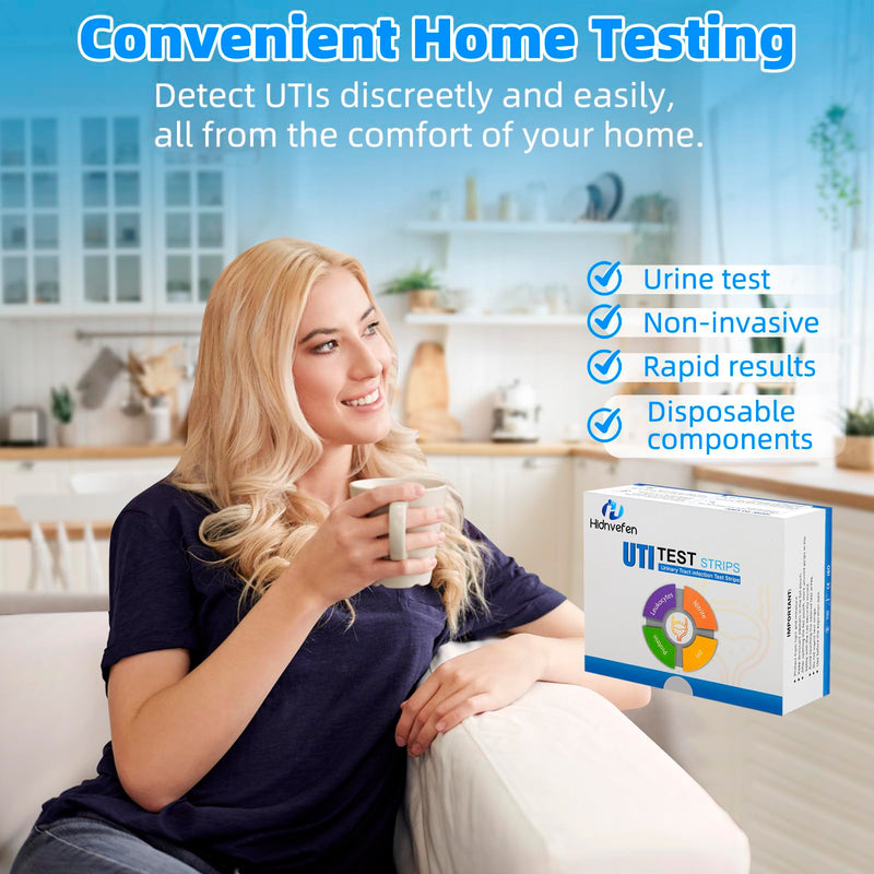 [Australia] - 4-in-1 UTI Test Strips, Full Panel Urinary Tract Infection Test Kit at Home for Women Men Kids, Urinalysis Leukocytes, Nitrites, PH, Protein Urine Strip for UTI and Bladder 