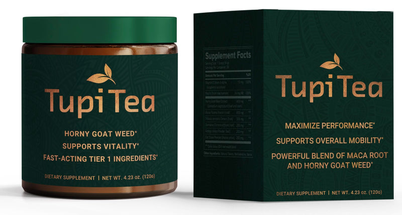 [Australia] - Horny Goat Weed Powder, Supplement w/Maca Root, Tribulus Terrestris Extract, Muira Puama to Boost Energy, Wellness & Nitric Oxide Prime Support for Men & Women. Limited Day of The Month Deal 