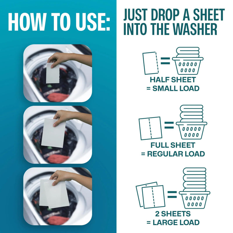 [Australia] - Eco Friendly Laundry Detergent Sheets (100 sheets 200 loads) - Plant based Free and Clear Strips for HE machine, travel, home clothes washing (Fresh Linen) 100 pack - Fresh Linen Scent 