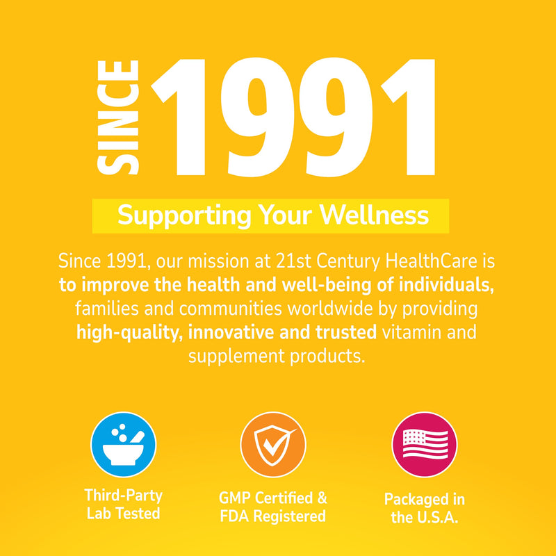 21st Century B-100 Complex Prolonged Release Tablets, Energy, 60 Count | High-Potency B-100 Complex with B1, B2, B6, B12, Biotin & Folic Acid, Energy Metabolism & Nervous System Support, Gluten Free 60 Count (Pack of 1)
