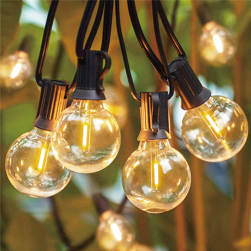[Australia] - Meconard G40 Led Replacement Light Bulbs, E12 Screw Base Shatterproof Globe Bulbs for Outdoor String Lights, 1Watt Equvalent to 5 Watt Incandescent Bulbs,Warm White, 25Pack Warm White 25 Count (Pack of 1) 