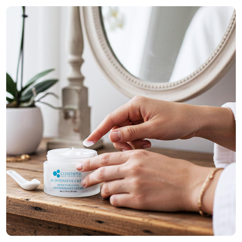 B5 Intensive Crème – Hydrating Day & Night Face Moisturizer with Hyaluronic Acid, Squalane & Vitamins B3, B5 & E – Lightweight Anti-Aging Cream for Dry, Oily & Combination Skin – 1.7 fl oz