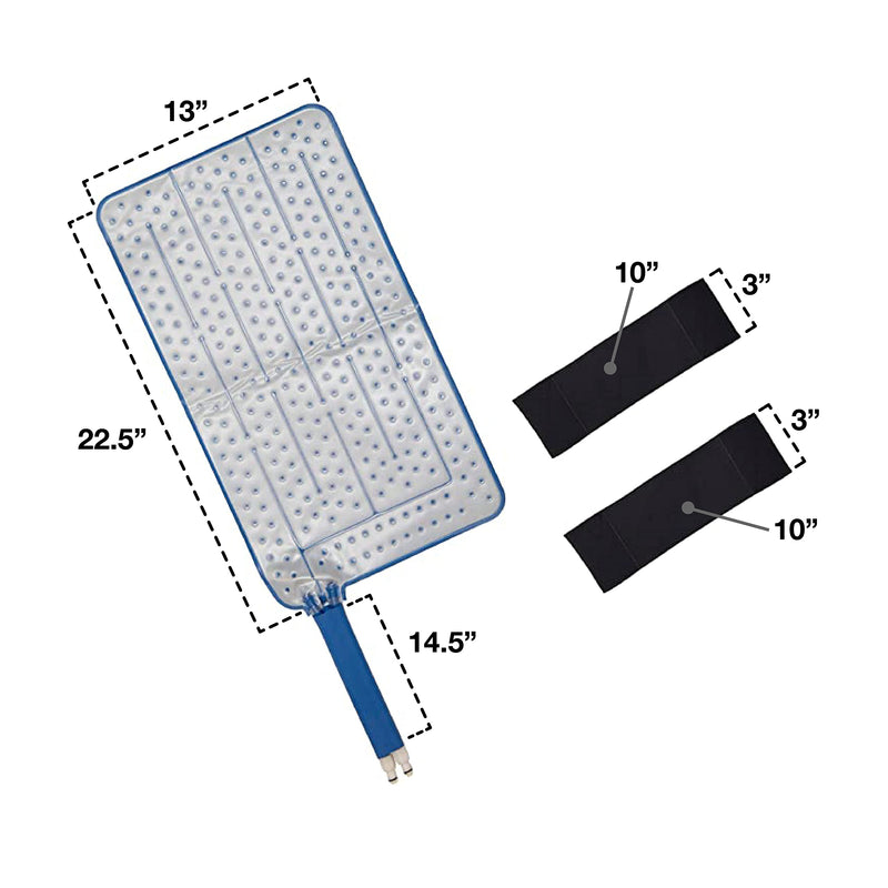 Polar Active Ice® Knee Full Circumference Therapy pad 12.5” x 22.5” with Detached Belts. Use only with The Polar Active Ice #AIS Therapy System.