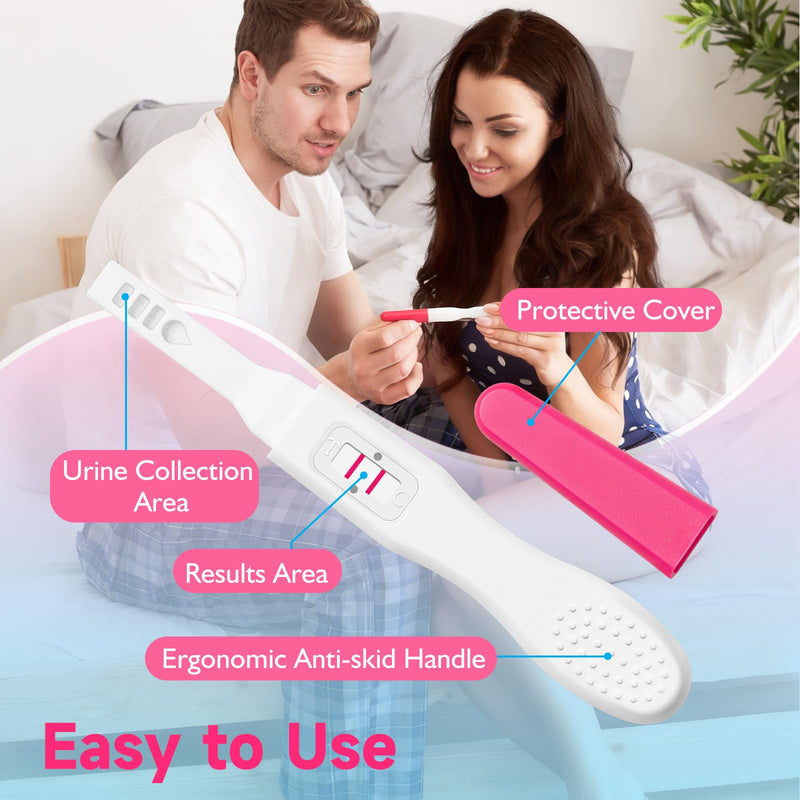 Early Detection Pregnancy Tests, 5 Count HCG Tests for Home Use, Midstream Early Detection Test, Accurate Fast Results Testing Kit