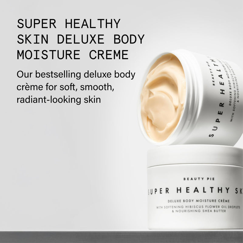 Beauty Pie Super Healthy Skin Deluxe Body Cream | Non Greasy | 8.45oz | Body Butter For Dry Skin | Rich Moisturizing Cream | Shea Butter & Vitamin E Cream | Hyaluronic Acid Body Lotion