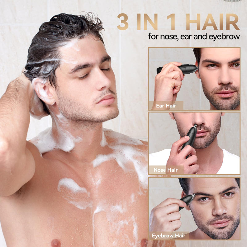 [Australia] - MAXGROOM nose hair trimmer, nose trimmer, nose hair trimmer, nose hair trimmer for men and women, USB nose hair scissors, nose razor for men 