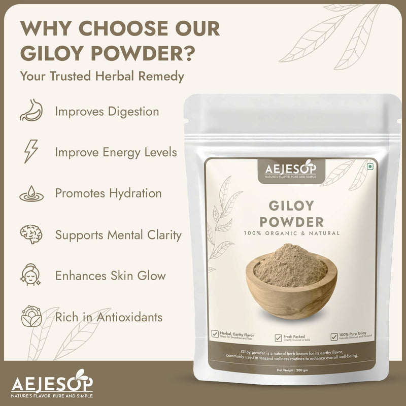 [Australia] - Giloy Powder, Guduchi Stem Powder, 7 oz (200g) 