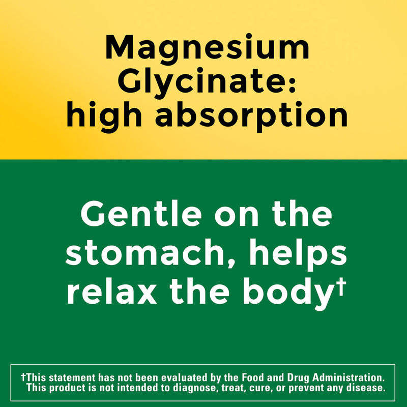 Nature Made High Absorption Magnesium Glycinate Gummies, 40 Count | Magnesium Supplement 100 mg per Serving for Muscle, Nerve, Bone and Heart Support, Magnesium Gummies, 20 Day Supply 40 Count (Pack of 1)