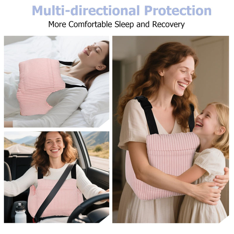 [Australia] - Mastectomy Pillows, Post Mastectomy Must Haves, Hysterectomy Pillow Lumpectomy Recovery Supplies, Breast Surgery Pillow, Gifts for Women Help for Recovery and Rest, Pink 