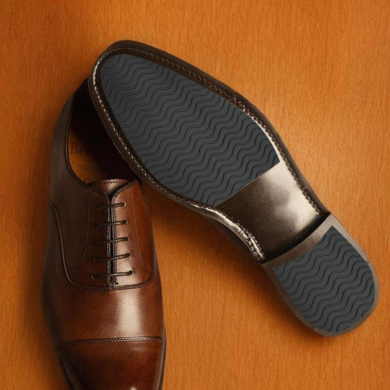 [Australia] - Pack of 6 shoe sole repair, shoe sole, rubber soles for sticking on, non-slip sole rubber for non-slip shoes, shoe repair set for felt shoes, heel repair set, anti-slip sole, shoe accessories, black 